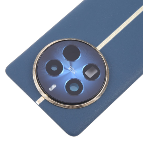 Pour Realme 12 Pro+ Cache arrière de batterie d'origine avec cache d'objectif d'appareil photo (bleu foncé) SH59DL688-07
