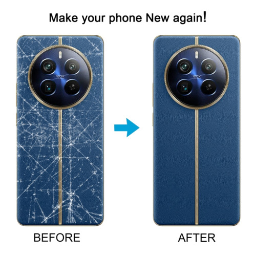 Pour Realme 12 Pro+ Cache arrière de batterie d'origine avec cache d'objectif d'appareil photo (rouge) SH59RL253-07