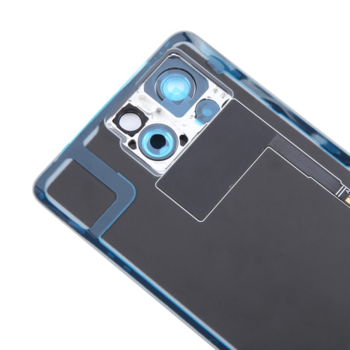 Pour Asus ROG Phone 8 AI2401 Couvercle arrière de batterie en verre d'origine avec couvercle d'objectif d'appareil photo (gris) SH64HL220-07