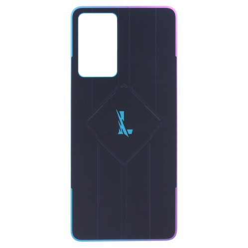 Pour OPPO Reno7 Pro 5G Couvercle arrière de la batterie en verre d'origine (noir coloré) SH9CAL1830-06