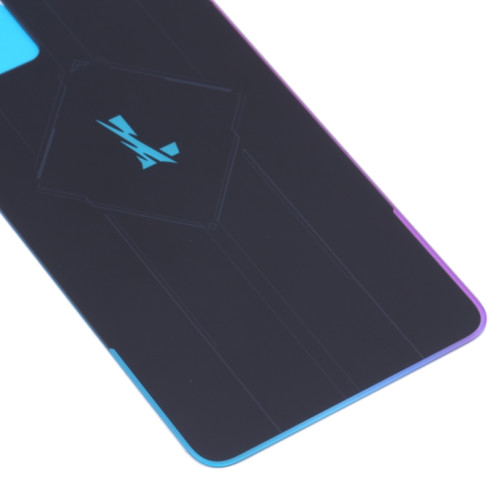 Pour OPPO Reno7 Pro 5G Couvercle arrière de la batterie en verre d'origine (noir coloré) SH9CAL1830-06