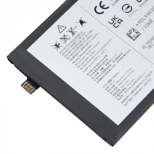 Batterie de remplacement 4500mAh NT01 pour téléphone Nothing 1 SH8340318-04