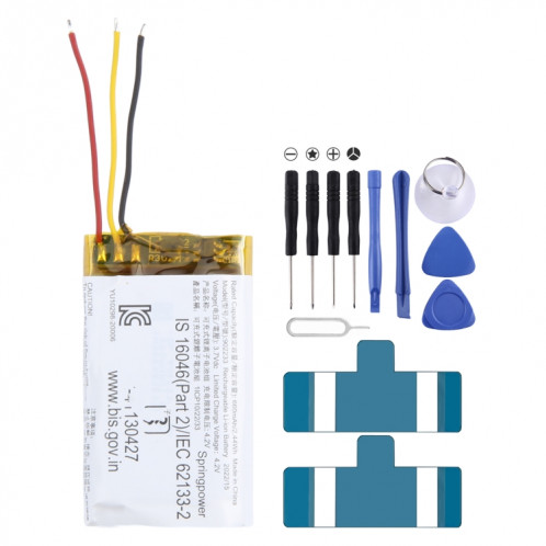 Batterie de boîtier de charge d'écouteurs Bluetooth 660mAh 3.7V 902233 pour JBL SH8351875-04