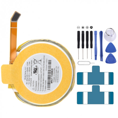 Batterie de remplacement 435mAh XU1 R40350V SH8355308-04