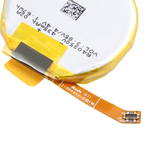 Batterie de remplacement 435mAh XU1 R40350V SH8355308-04