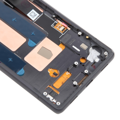 Pour Google Pixel 7A G82U8 OLED LCD Écran Numériseur Assemblage Complet avec Cadre (Noir) SH364B667-07