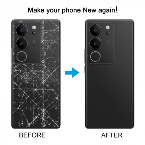 Coque arrière de batterie avec objectif d'appareil photo pour Vivo V29 Pro SH74LL1500-07
