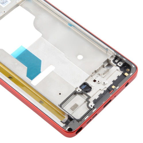 Pour Motorola Moto G Stylus 5G 2024 Boîtier avant d'origine Cadre LCD Plaque de lunette (rouge) SH424R1858-06