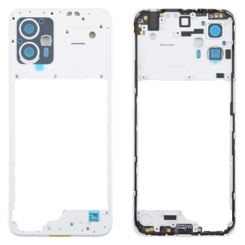 Pour Motorola Moto G23 Plaque de cadre central d'origine (blanc) SH426W624-06