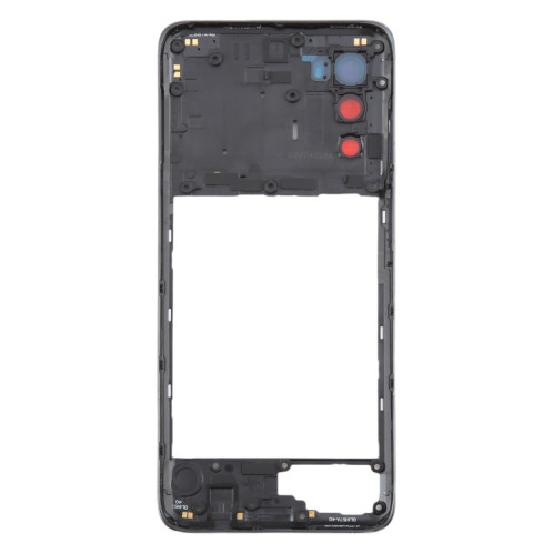Pour Motorola Moto G52 Plaque de cadre central d'origine (noir) SH429B162-06