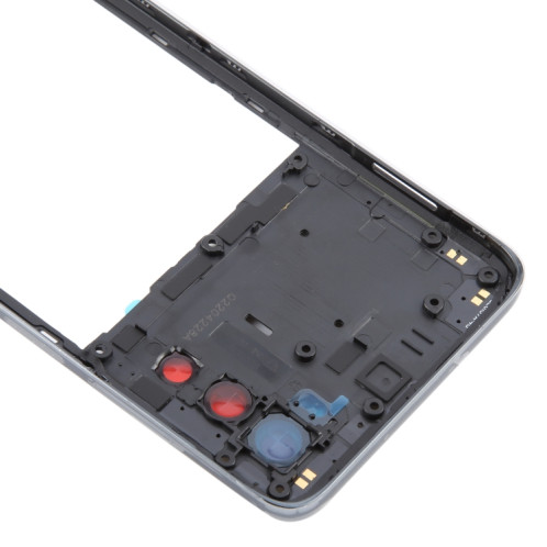 Pour Motorola Moto G52 Plaque de cadre central d'origine (noir) SH429B162-06
