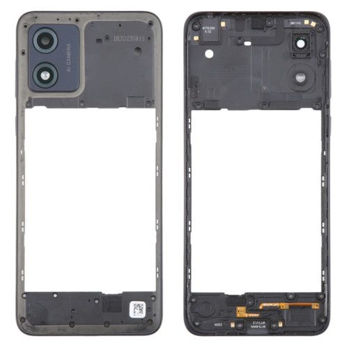 Cadre central d'origine pour Motorola Moto E13 (noir) SH430B1549-06