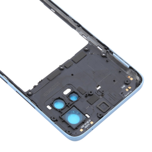 Pour Motorola Moto G72 Plaque de cadre central d'origine (bleu) SH431L739-06