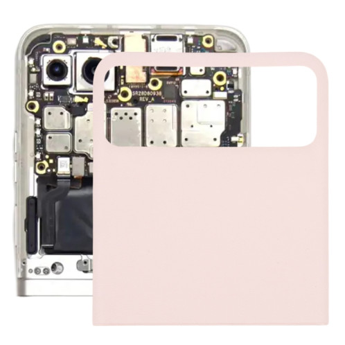 Pour Motorola Razr 40 Couvercle arrière de la batterie de la partie supérieure d'origine (rose) SH435F1947-07