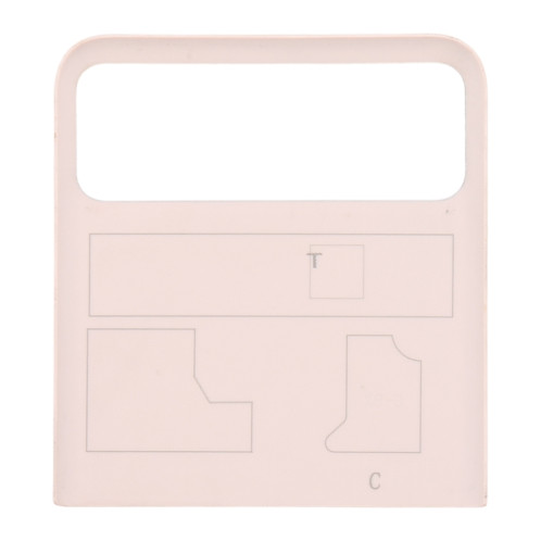 Pour Motorola Razr 40 Couvercle arrière de la batterie de la partie supérieure d'origine (rose) SH435F1947-07