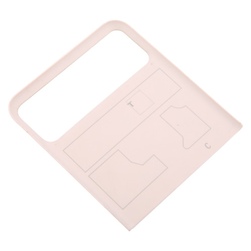 Pour Motorola Razr 40 Couvercle arrière de la batterie de la partie supérieure d'origine (rose) SH435F1947-07