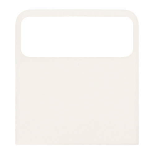 Pour Motorola Razr 40 Couvercle arrière de la batterie de la partie supérieure d'origine (blanc) SH435W1494-07