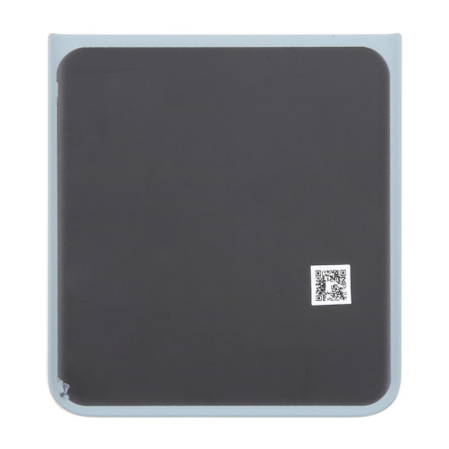 Pour Motorola Razr 40 Ultra Cache arrière de batterie d'origine (bleu clair) SH6TTL1762-07