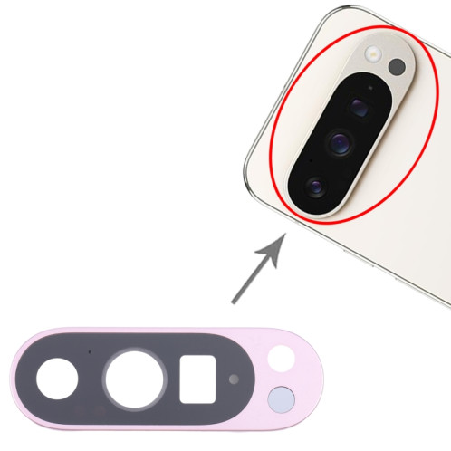 Pour Google Pixel 9 Pro Cache objectif d'appareil photo d'origine (violet) SH445P1486-04