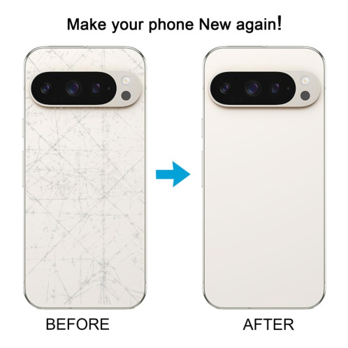 Pour Google Pixel 9 Pro Cache arrière de batterie d'origine (bleu) SH46BL87-07