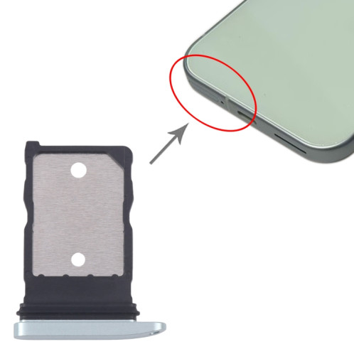 Pour le plateau de carte SIM d'origine de Google Pixel 9 (vert) SH585G1874-04