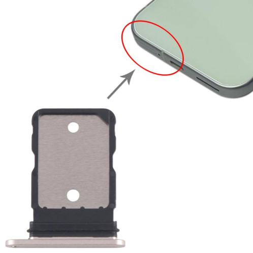 Tiroir de carte SIM d'origine pour Google Pixel 9 Pro (doré) SH586J1491-04
