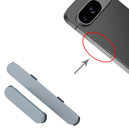Pour le bouton d'alimentation et le bouton de contrôle du volume d'origine de Google Pixel 9 (vert) SH588G287-04