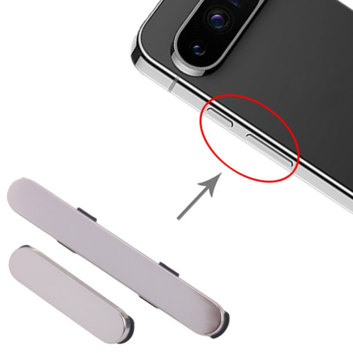 Bouton d'alimentation et bouton de contrôle du volume d'origine pour Google Pixel 9 Pro (beige) SH589Q1747-04