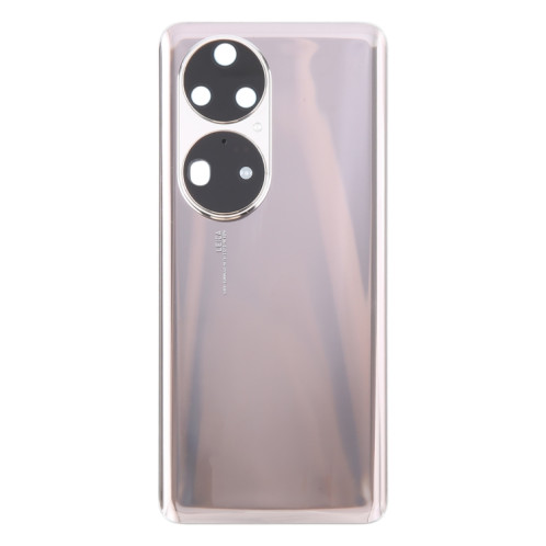 Pour Huawei P50 Pro Cache arrière de batterie avec objectif d'appareil photo (or) SH06JL1892-07