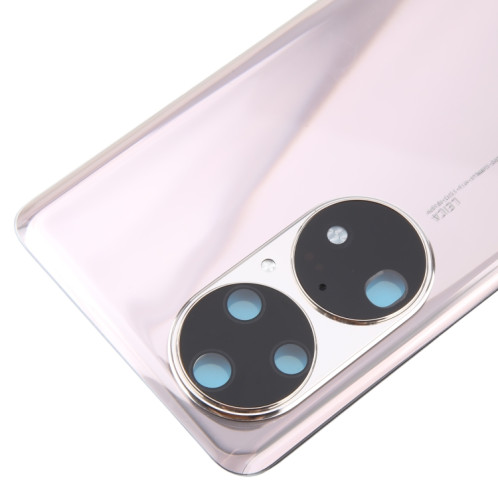 Pour Huawei P50 Pro Cache arrière de batterie avec objectif d'appareil photo (or) SH06JL1892-07