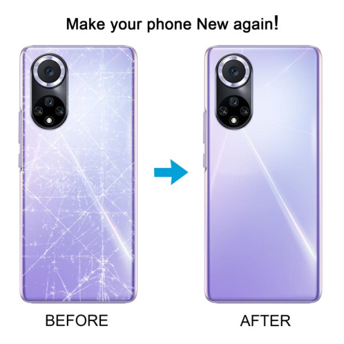 Pour Huawei Nova 9 Cache arrière de batterie avec objectif d'appareil photo (noir) SH07BL298-07