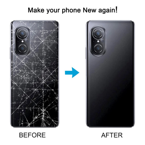 Pour Huawei Nova 9 SE Cache arrière de la batterie avec objectif de l'appareil photo (bleu) SH08LL1068-07