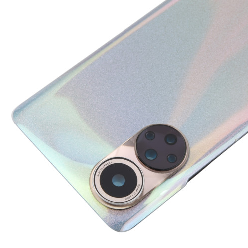 Pour Honor 50 Cache arrière de la batterie avec objectif de l'appareil photo (argent) SH09SL1500-07