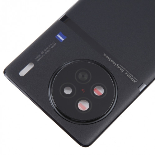 Pour vivo X90 Cache arrière de la batterie avec cache de l'objectif de l'appareil photo (noir) SH34BL1424-07