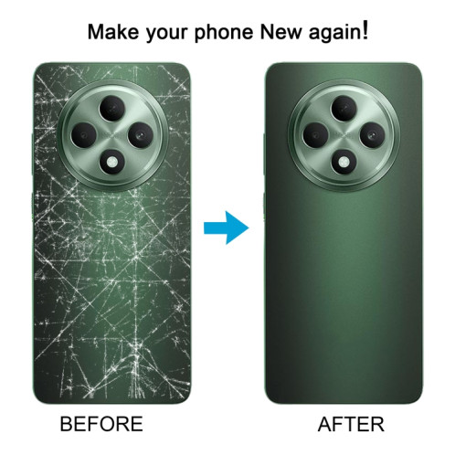 Pour OPPO F27 Cache arrière de batterie d'origine avec cache d'objectif d'appareil photo (vert) SH52GL296-07