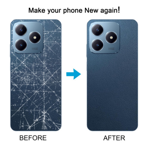Pour Realme C63 Couvercle arrière de la batterie d'origine avec couvercle de l'objectif de l'appareil photo (vert) SH53GL1856-07