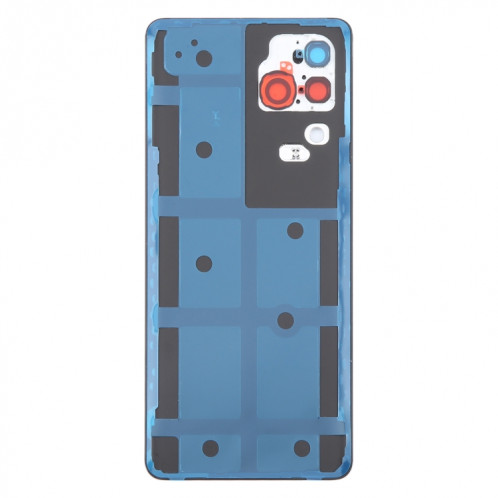 Pour vivo V30 Pro Cache arrière de la batterie avec cache de l'objectif de l'appareil photo (noir) SH56BL1179-07