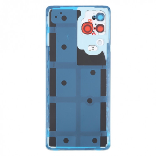 Pour vivo V30 Pro Cache arrière de la batterie avec cache de l'objectif de l'appareil photo (bleu) SH56LL219-07