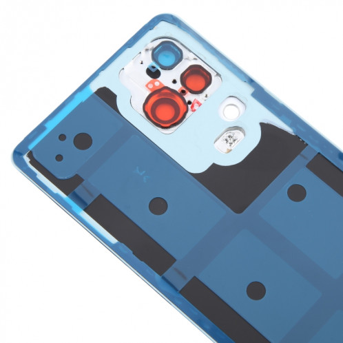 Pour vivo V30 Pro Cache arrière de la batterie avec cache de l'objectif de l'appareil photo (bleu) SH56LL219-07