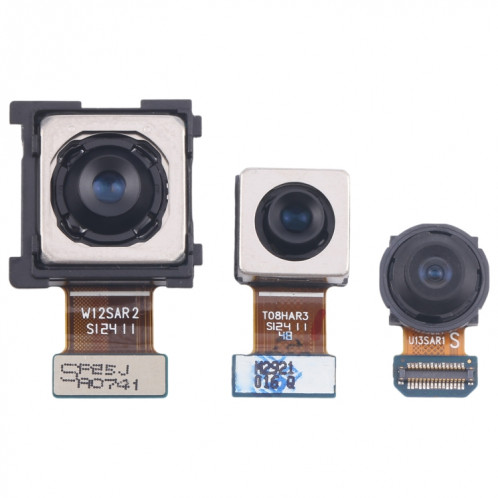 Pour Samsung Galaxy S21 FE 5G SM-G990 Ensemble d'appareils photo d'origine (téléobjectif + grand angle + caméra arrière) SH8675974-04