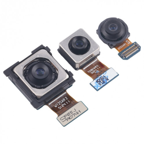 Pour Samsung Galaxy S21 FE 5G SM-G990 Ensemble d'appareils photo d'origine (téléobjectif + grand angle + caméra arrière) SH8675974-04
