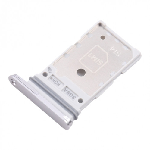 Pour Samsung Galaxy S24 FE SM-S721B Tiroir de carte SIM d'origine + Tiroir de carte SIM (Argent) SH702S598-04