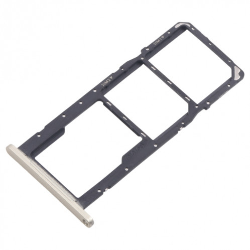 Pour Samsung Galaxy A06 SM-A065F Tiroir de carte SIM d'origine + Tiroir de carte SIM + Tiroir de carte Micro SD (Or) SH704J1360-04