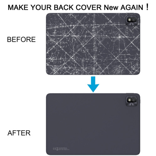 Pour TCL NxtPaper 10s 4G Cache arrière de batterie d'origine (noir) SH17BL902-07