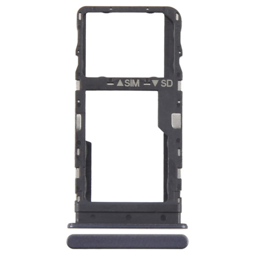Pour TCL Tab 11 Plateau de carte SIM d'origine + Plateau de carte Micro SD (gris) SH727H1267-04