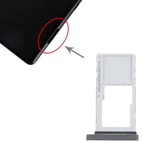 Pour TCL Tab 10s 4G Plateau de carte Micro SD d'origine (noir) SH729B420-04