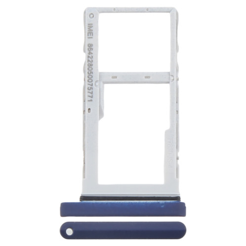 Pour TCL Tab 10s 4G Plateau de carte SIM + Micro SD d'origine (bleu) SH738L1218-04