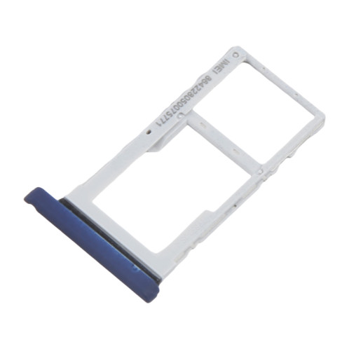 Pour TCL Tab 10s 4G Plateau de carte SIM + Micro SD d'origine (bleu) SH738L1218-04