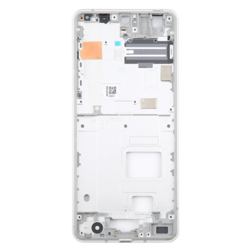 Pour Sharp Aquos R5G Plaque de cadre central d'origine (argent) SH744S703-06