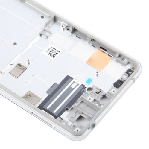 Pour Sharp Aquos R5G Plaque de cadre central d'origine (argent) SH744S703-06